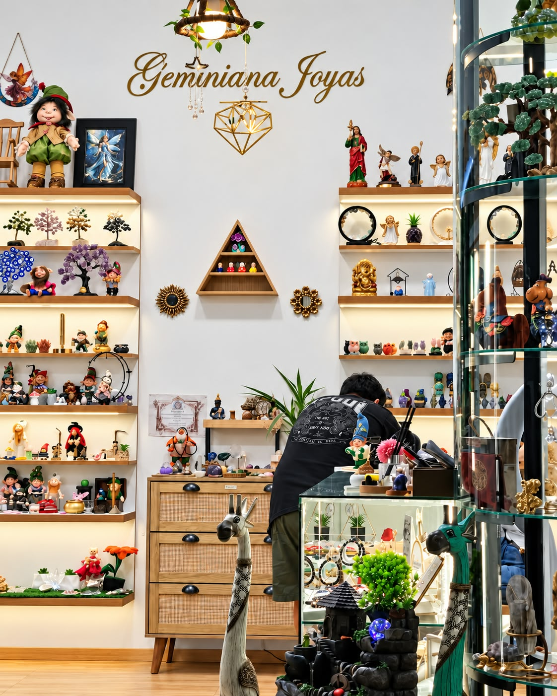 Exhibición de joyas y artesanía en Geminiana